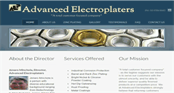 Desktop Screenshot of advancedplaters.com